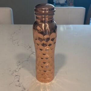 VESLA 100% Pure Copper Hammered Water Bottle- 28oz